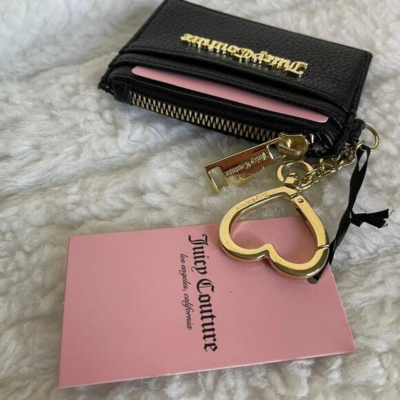 Brand New Juicy Couture Coins -Card Purse Small with Keychain - Picture 5 of 5
